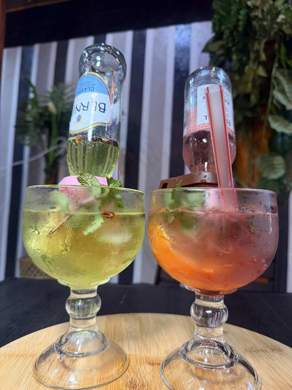 Cocktails Bernini & Sunset